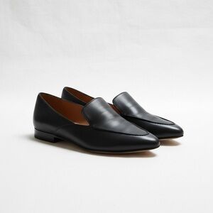 Madewell Black Leather Loafers - size 6